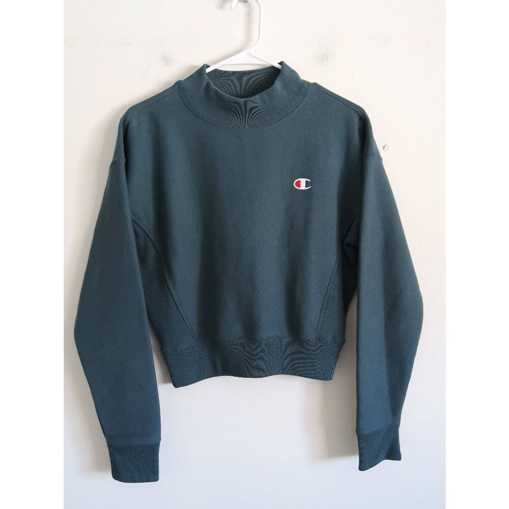 Champion Reverse Weave Hunter Green Sweatshirt - Size XS